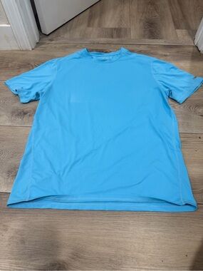 Men's Active Short-Sleeve Crew Neck Shirt - Light Blue